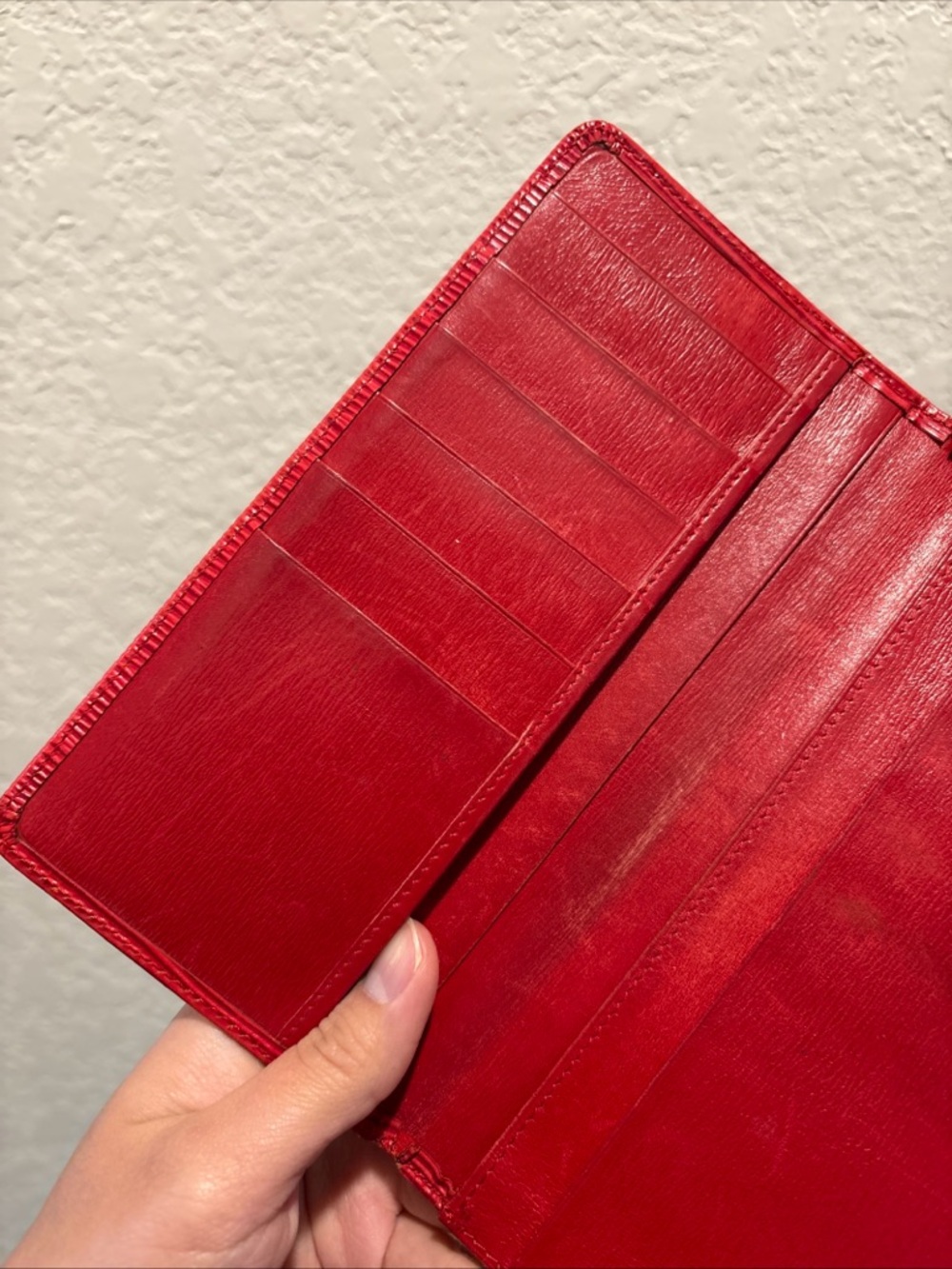 Louis Vuitton Malletier Long Bifold Wallet Red Epi Leather - Picture 5 of 15